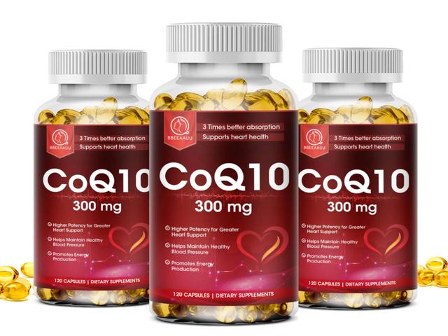 Coenzyme Q10 Capsules Coq10 Support Heart Health Blood Vessel Health Promotes Energy Stamina Promotes Oral And Gum Healthhuamade Huamade 3bottle x1... on Productcaster.