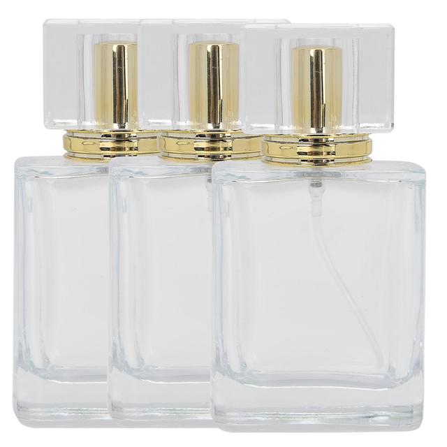 50ml Navulbare Parfumfles Glas Spray Transparante Vloeibare Lege Verstuiver ContainerGold on Productcaster.