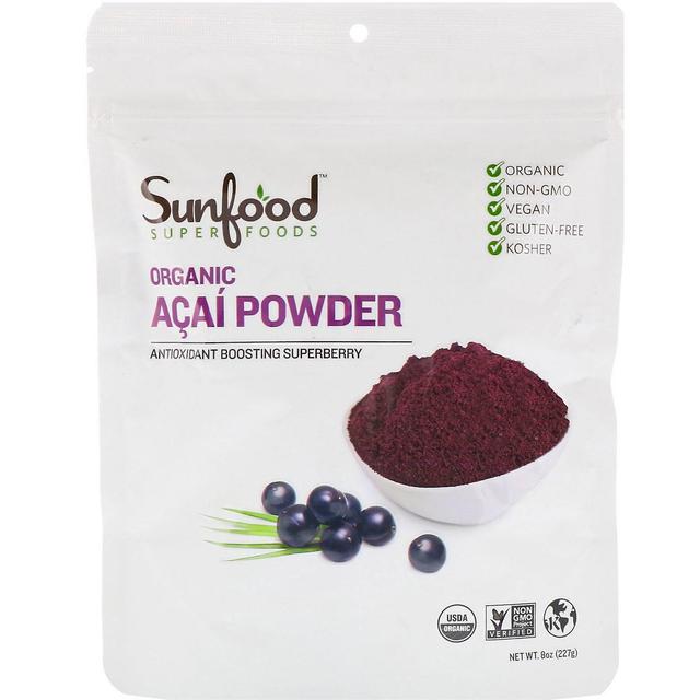 Sunfood, Organic Acai Powder, 8 oz (227 g) on Productcaster.