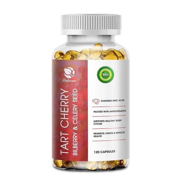 Organic Celery Seed Cherry Extract Capsule for Sleep Muscle & Joint Health Stable Uric Acid Levels Urinary Tract HealthTIB TIB . 120pcs on Productcaster.