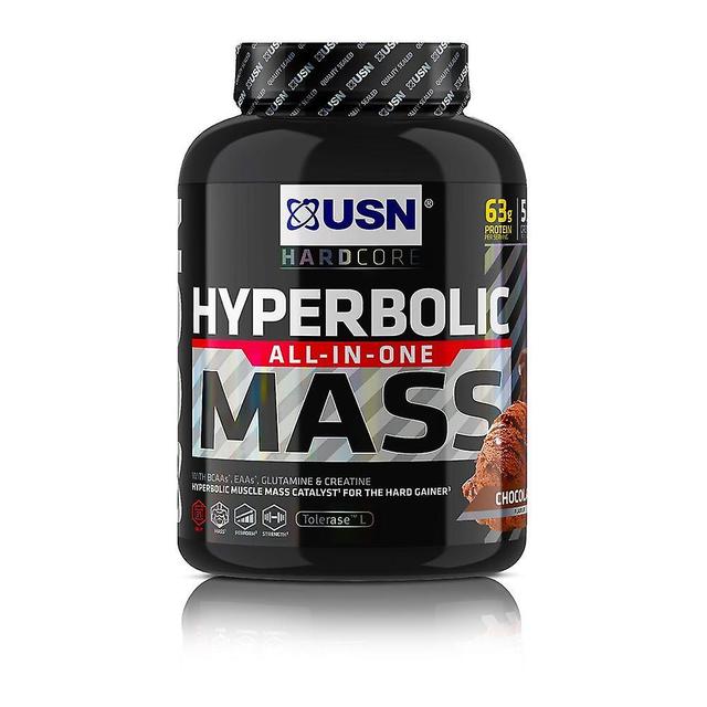 USN Hyperbolický svalový gainer - Vysoký obsah bielkovín kreatín a sacharidy - 2kg Čokoláda on Productcaster.