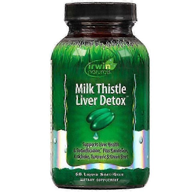 Irwin Naturals Irwin prírodné mlieko bodliak pečeň detox, tekuté mäkké kapsuly, 60 ea on Productcaster.