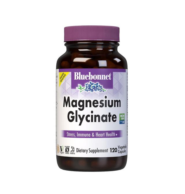 Bluebonnet Magnesium Glycinate 120 Vegetable Capsules on Productcaster.