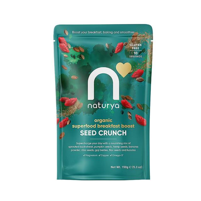 Naturya organic superfood breakfast boost seed crunch 150g on Productcaster.