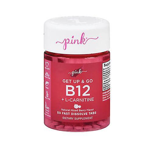 Nature's Truth Pink Get Up & Go B12 + L-Carnitine Fast Dissolve Tabs, 50 Tabs (Pack of 1) on Productcaster.