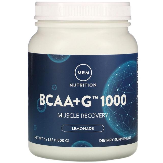 MRM, BCAA+G 1000, Lemonade, 2.2 lbs (1,000 g) on Productcaster.