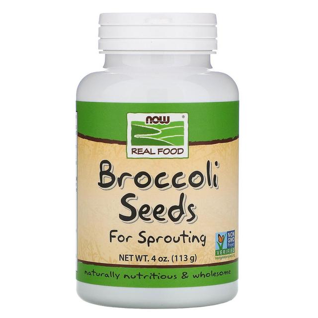 Now Foods, Real Food, Broccoli Seeds, 4 oz (113 g) on Productcaster.