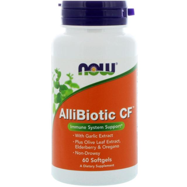 Now Foods, AlliBiotic CF, 60 Softgels on Productcaster.