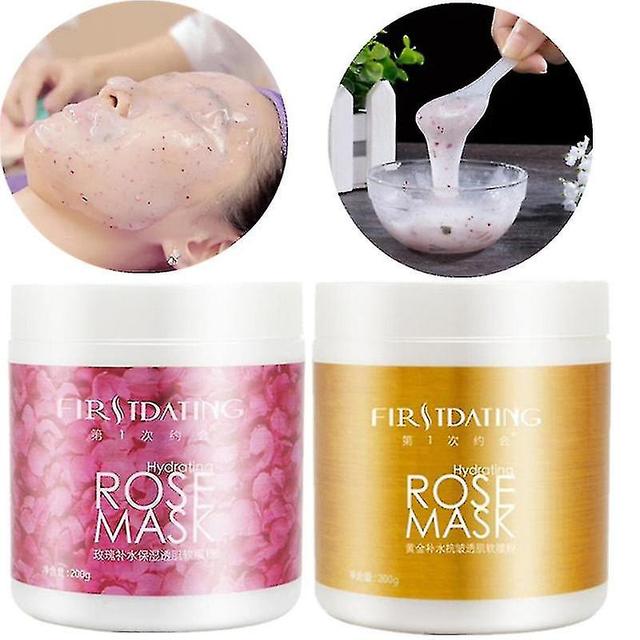 Mysept 200g Natural Rose Kiwi Cherry Petals Soft Collagen Mask Facial Powder Moist Kiwi Oil Control on Productcaster.