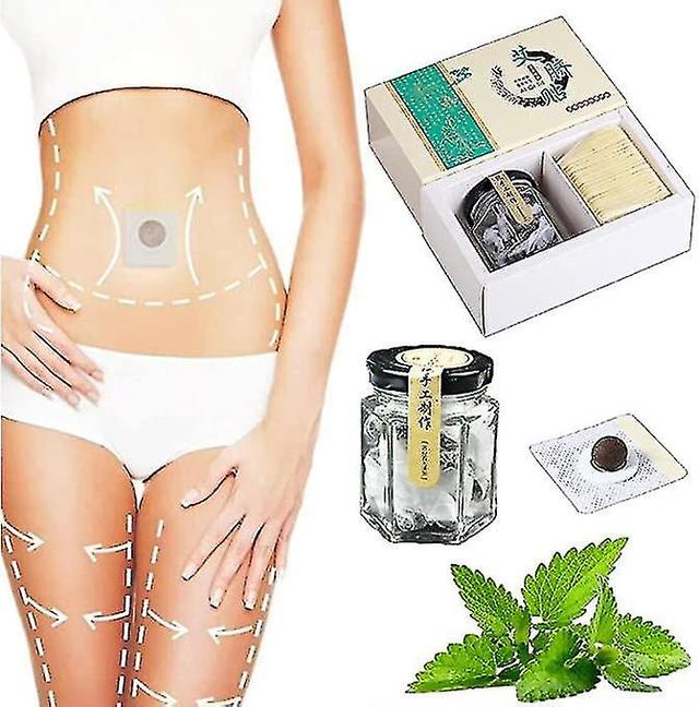 30/60/90pcs Effective Ancient Remedy Healthy Detox Slimming Belly Pellet Mugwort Navel Sticker Deep Cleansing Sleeping 30Pcs on Productcaster.