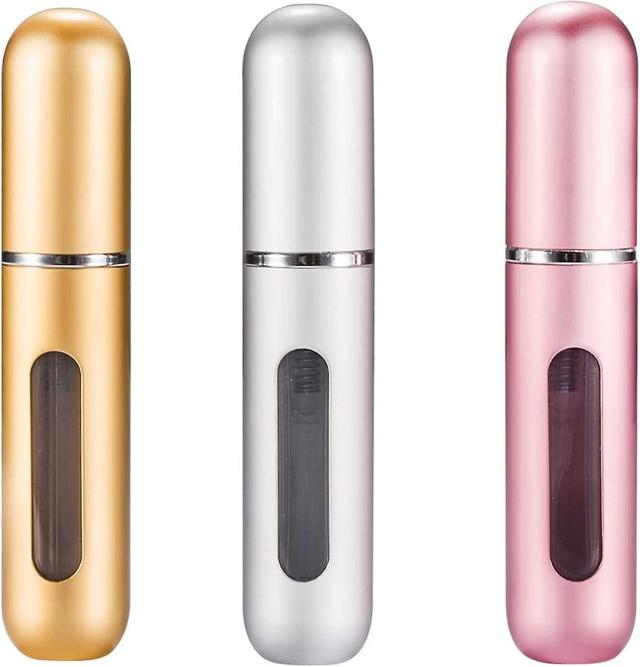 Perfume Atomiser, Pack Of 3, 5 Ml, Refillable Empty Travel Perfume Atomiser, Refillable Perfume Bottles, Mini Portable Spray Bottle on Productcaster.