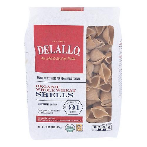 Delallo Pasta Whlwht Shell, Case of 16 X 16 Oz (Pack of 1) on Productcaster.