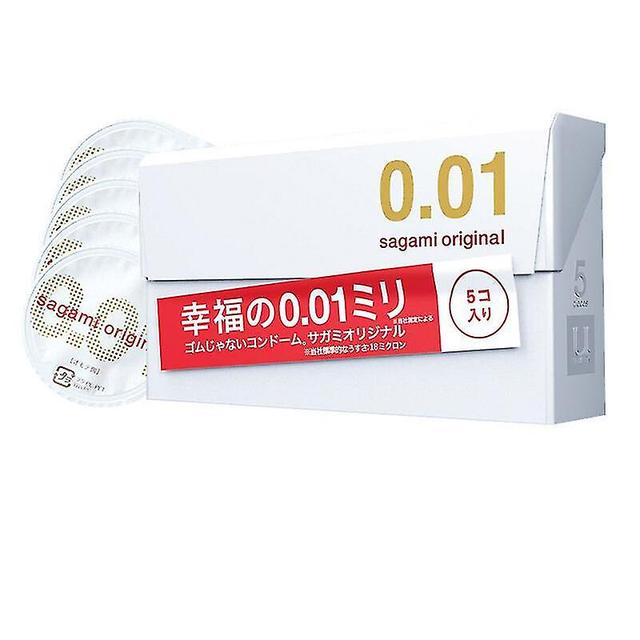 Sjioh Authentic Japanese Import Happy 001 Sagami 001 Ultra-thin Condom Polyurethane 5pcs 001 on Productcaster.