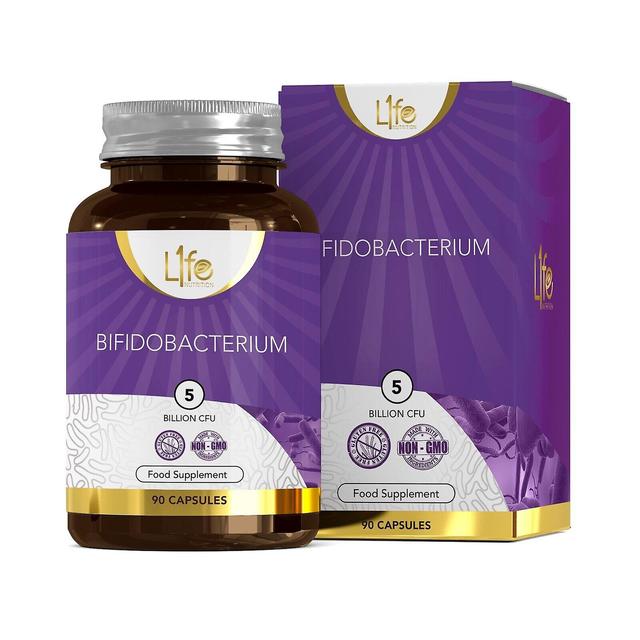 L1fe Nutrition Bifidobaktérie (5 miliárd CFU) 1 Bottle (90 Capsules) on Productcaster.