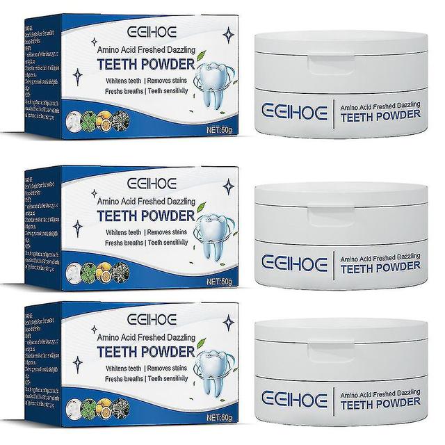 Amino Acid Freshed Teeth Powder Plaque Tooth Stains Cleaning Powder Refreshing Breath Tooth Whitener on Productcaster.