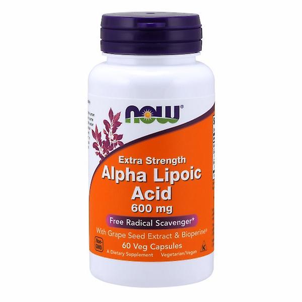 NOW Foods Agora Foods Alpha Lipoic Acid, 600 mgs, 60 Vcaps (Pacote de 4) on Productcaster.