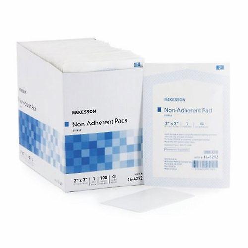 McKesson Non-Adherent Dressing Nylon / Polyester Blend 2 X 3 Inch Sterile, Count of 1200 (Pack of 1) on Productcaster.