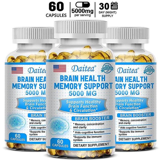 Venalisa Soutien de la mémoire pour la santé du cerveau 5000 mg, fonction et circulation, Brain Booster « La mémoire, la concentration et la clarté... on Productcaster.