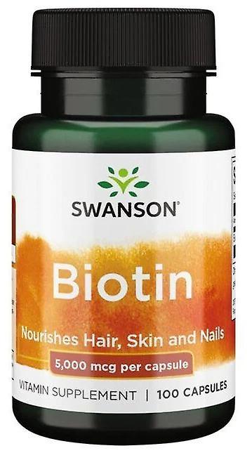 Swanson Biotin 5mg 100 Capsules on Productcaster.