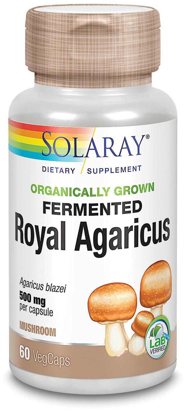 Solaray Royal Agaricus 500mg 60 Vegetabilske kapsler on Productcaster.