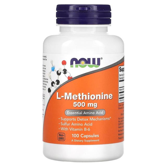 NOW Foods, L-Methionine, 500 mg, 100 Capsules on Productcaster.