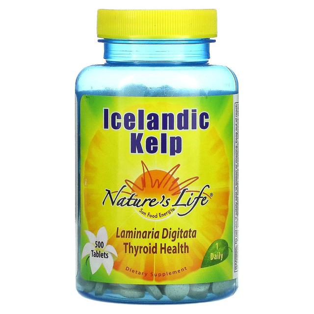 Nature's Life, Icelandic Kelp, 500 Tablets on Productcaster.