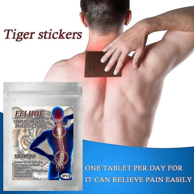 8pcs/bag Chinese Herbs Pain Plaster for Joint Pain Osteoarthritis & Rheumatism on Productcaster.