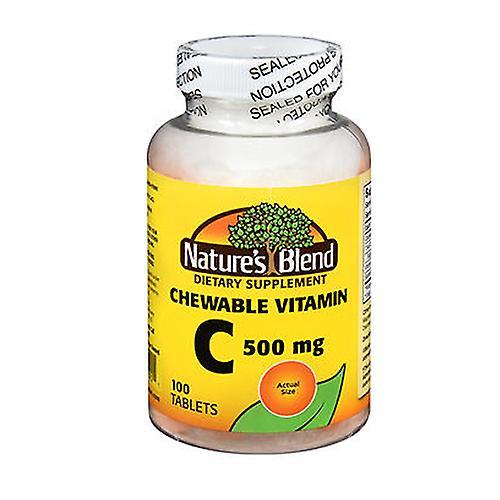 Nature's Blend Prírodná zmes Prírodná zmes Vitamín C Žuvacie tablety, 500 MG, 100 kariet (balenie po 1) on Productcaster.