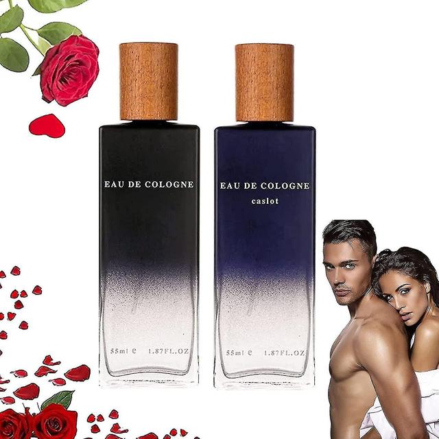 Feromoon Keulen voor mannen trekken vrouwen aan, Feromone Sense Feel Natural Body Mist, langdurige mannen per 2 bottles Blue black on Productcaster.