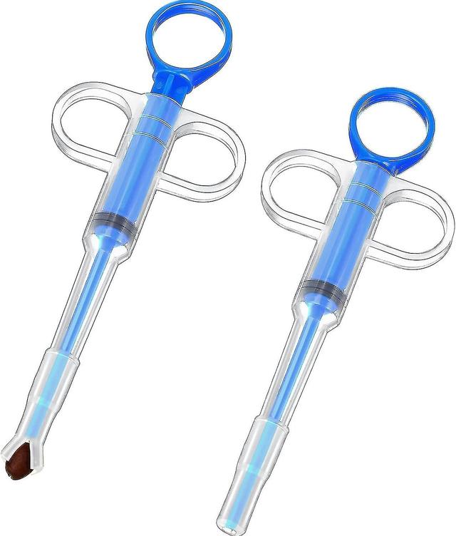 2pcs Cat Pill Shooter Pill Dispenser Dog Piller Pill Gun Pet Tablet Syringe (green) blue on Productcaster.