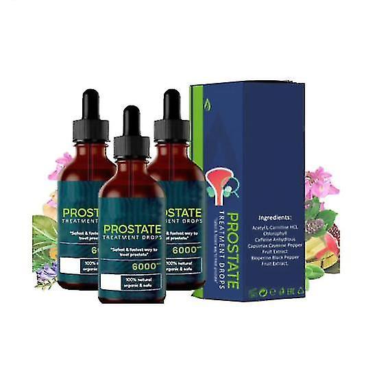 Prostate Treatment Drops, Prostate Pain Relief Drops, Prostate Health Support 3pcs on Productcaster.