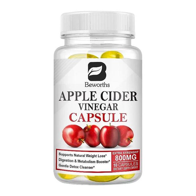 Tib Organic Apple Cider Vinegar Capsules Healthy Weight Management,digestion,detox & Immune Soothes Gas & Bloating Tib 10pcs on Productcaster.