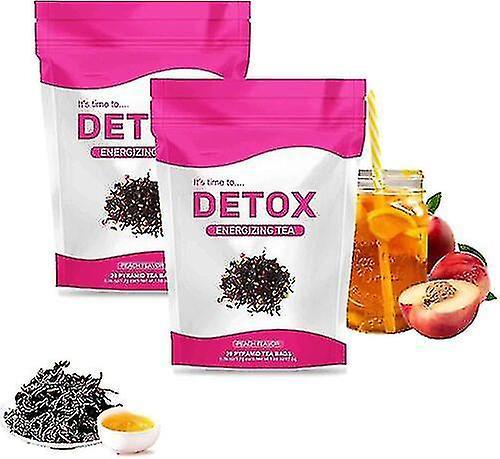 2pcs Detox Tea - totalmente natural, suporta o peso saudável, ajuda a reduzir o inchaço on Productcaster.