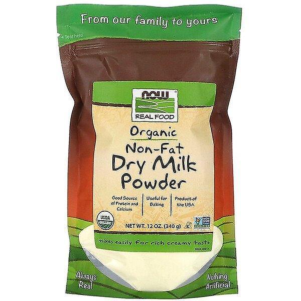 Now Foods, Real Food, Organic Non-Fat Dry Milk Powder, 12 oz (340 g) on Productcaster.