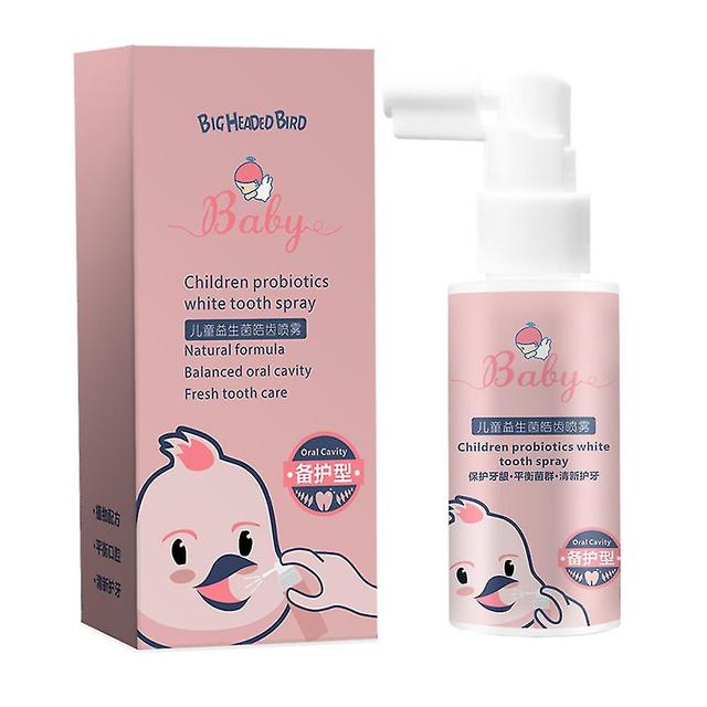 Children's Oral Anti-cavity Probiotics White Tooth Spray Acute Hk Strawberry flavor on Productcaster.