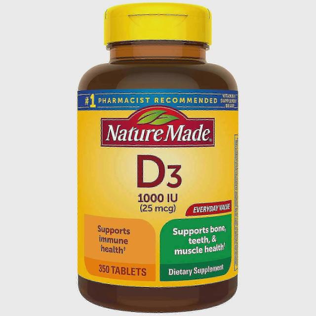 Nature Made Nature maakte vitamine d3 supplement tabletten, 350 ea on Productcaster.