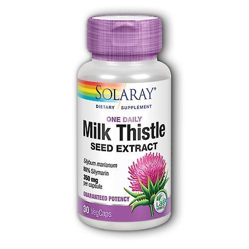 Solaray Milk Thistle One Daily, 30 Caps (Pack of 6) on Productcaster.