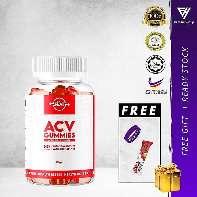 Timktv Profeat Acv Gummies | 60 Chewables - Halal Apple Cider Vinegar, Pomegranate, Beetroot, Healthy Snack, Low Sugar, Fitness PhotoColor Onesize on Productcaster.