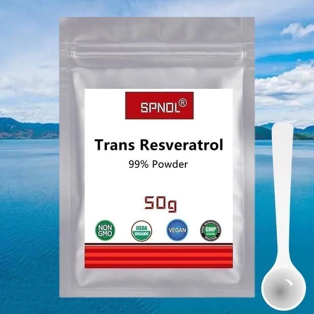 Jinzhaolai 50g-1000g 99% Puro Trans Resveratrol Pó 100g on Productcaster.