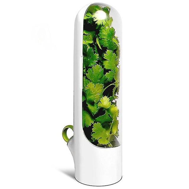 Herb Saver Premium Herb Storage Container Keeps Greens Vegetables Fresh Premium Herb Keeper 1pc on Productcaster.