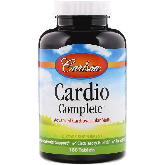 Carlson Labs, Cardio Complete, Advanced Cardiovascular Multi, 180 Tablets on Productcaster.