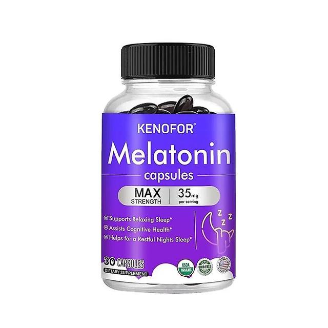 Sofirn KENOFOR Melatonin Sleep Aid - Supports Relaxation and Sleep Health, Regulates Jet Lag and Improves Sleep Quality 30 count-1 bottle on Productcaster.