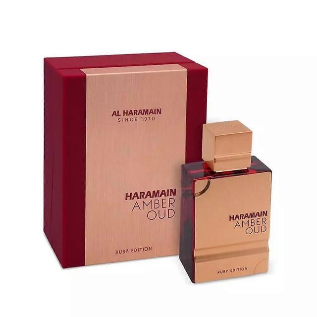 AL Haramain Amber Oud Ruby Edition Eau De Parfum Fragrance New Sealed 60ML 2.0OZ Red on Productcaster.