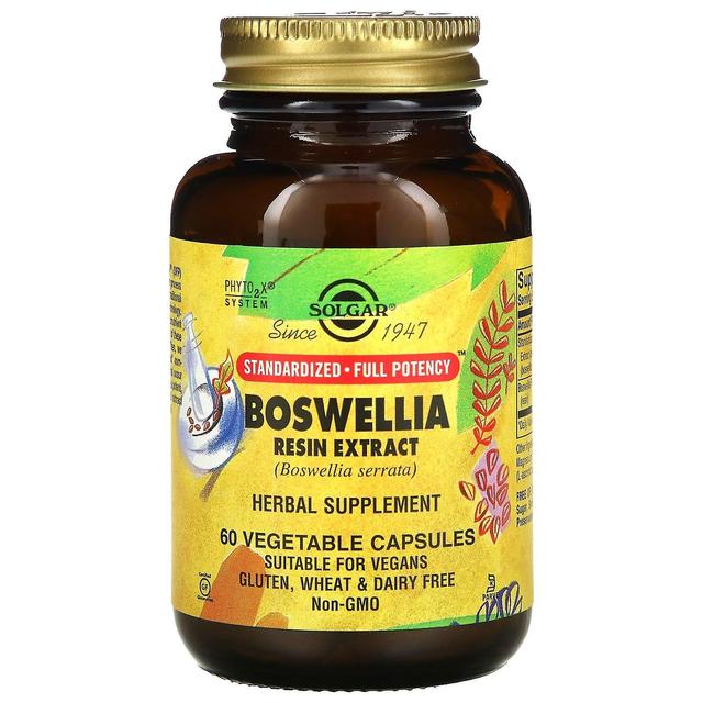 Solgar, Boswellia Resin Extract, 60 Vegetable Capsules on Productcaster.