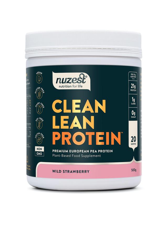 Nuzest ren magert protein vild jordgubbe 500g on Productcaster.