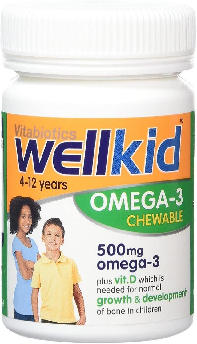 Vitabiotics WellKid Omega-3 Chew 60 Capsules on Productcaster.