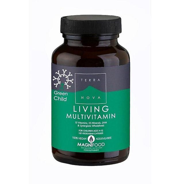 Terra Nova Terranova Green Child Living Multivitamin Vegicaps 100 (T4392) on Productcaster.