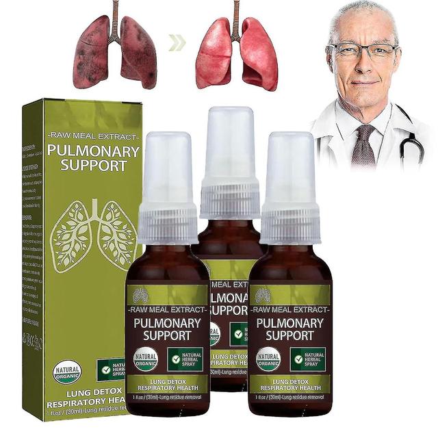 Breathdetox Herbal Lung Cleansing Spray, Clears Lungs Of Waste And Mucus, Promotes Lung Health, Health Supplement 3pcs on Productcaster.