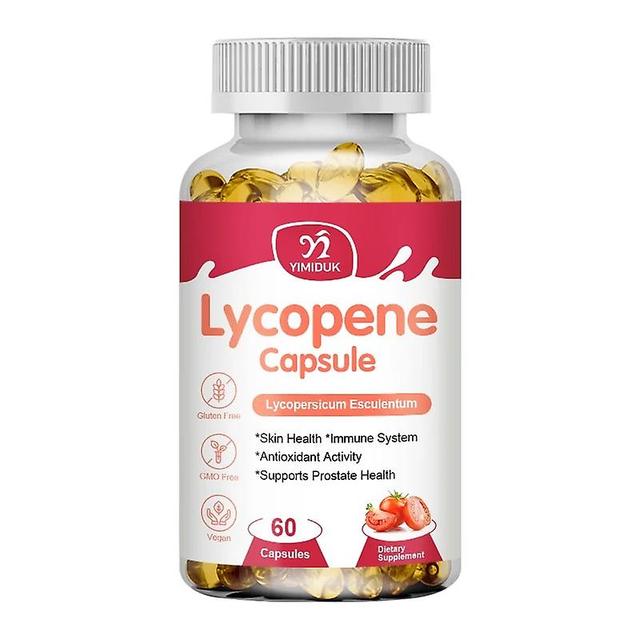 Sofirn Lycopene Capsules Tomato Extract Protect Prostate Increases Physical Strength, Supplement Energy Enhance Immunity 1 Bottles 60 pcs on Productcaster.