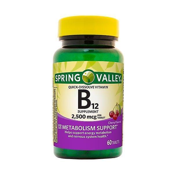 Spring Valley Jarné údolie vitamín B12 tablety, 2500 mcg, 60 počet on Productcaster.